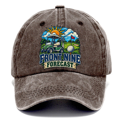 Front Nine Forecast Golf Life Classic Cap – Brown