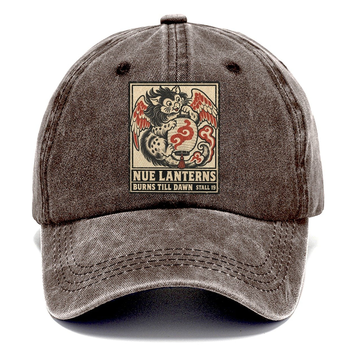 Nue Lanterns Yokai Night Market Classic Cap – Brown