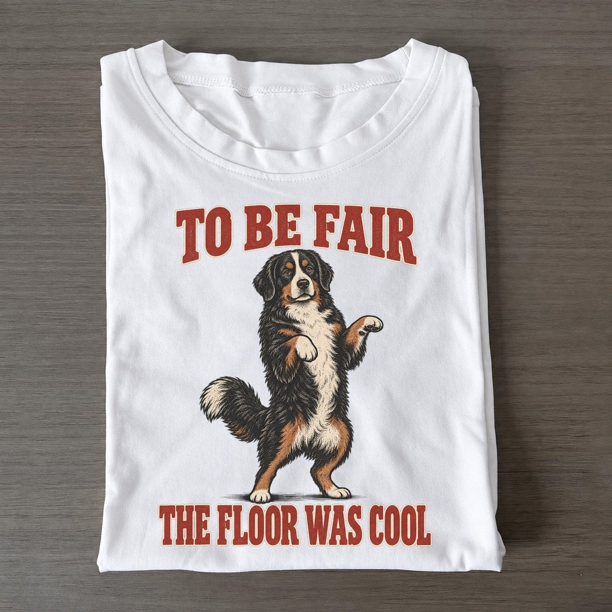 Bernese Mountain Dog Dog Declarations Classic T-shirt – White