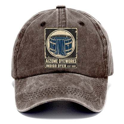 Aizome Dye House Noren Trade Co Classic Cap – Brown