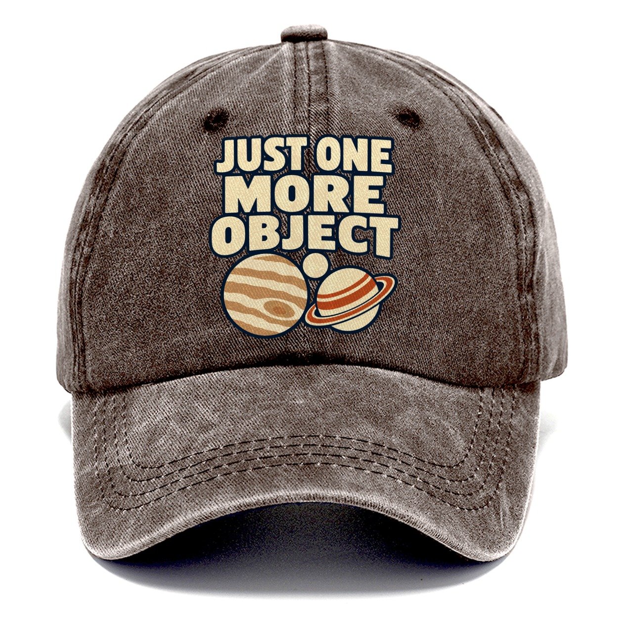 Just One More Object Astronomy And Stargazing Classic Cap – Brown