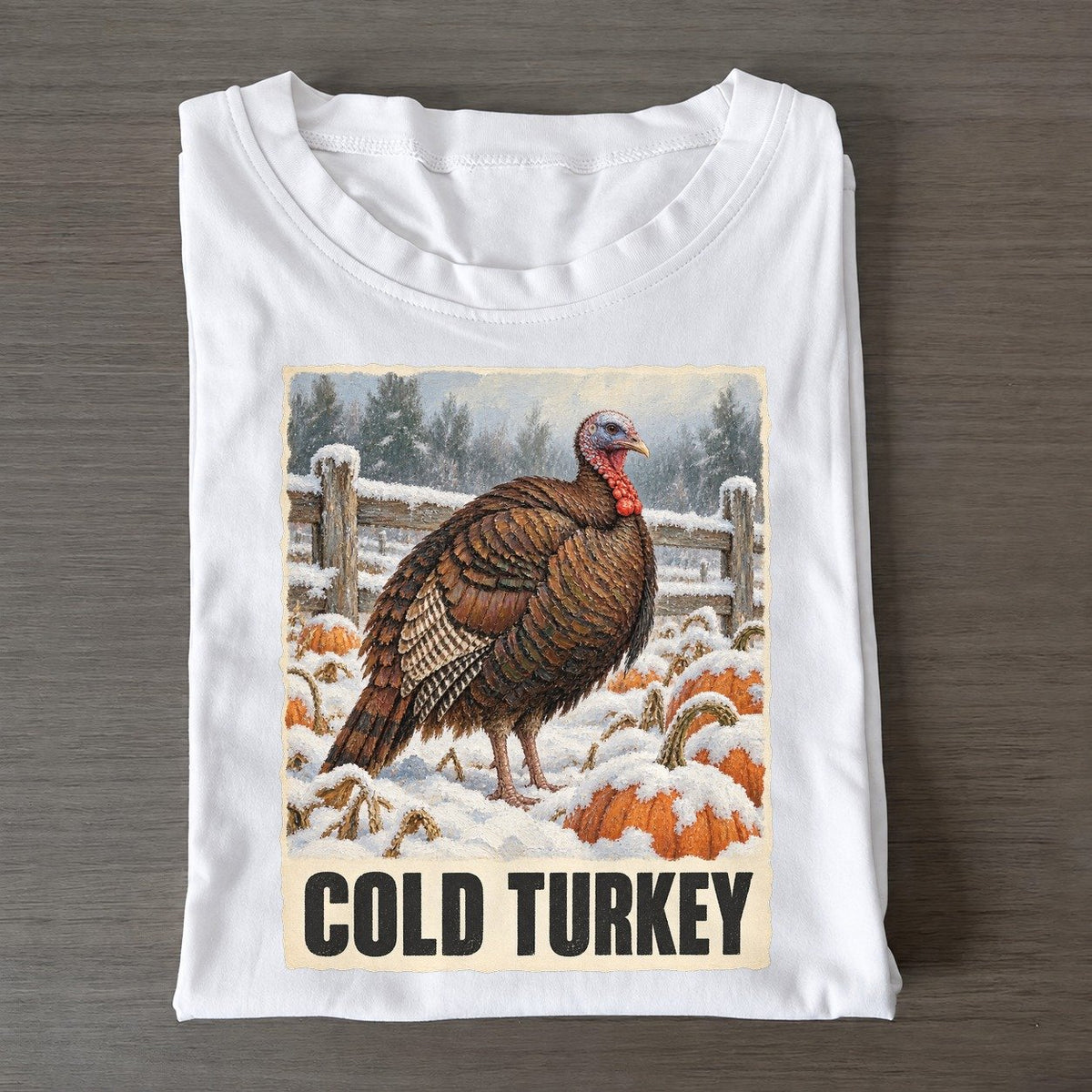 Turkey Cold Turkey Animal Puns Vol. 2 Classic T-shirt – White