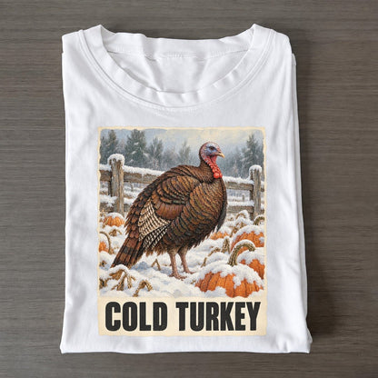 Turkey Cold Turkey Animal Puns Vol. 2 Classic T-shirt – White