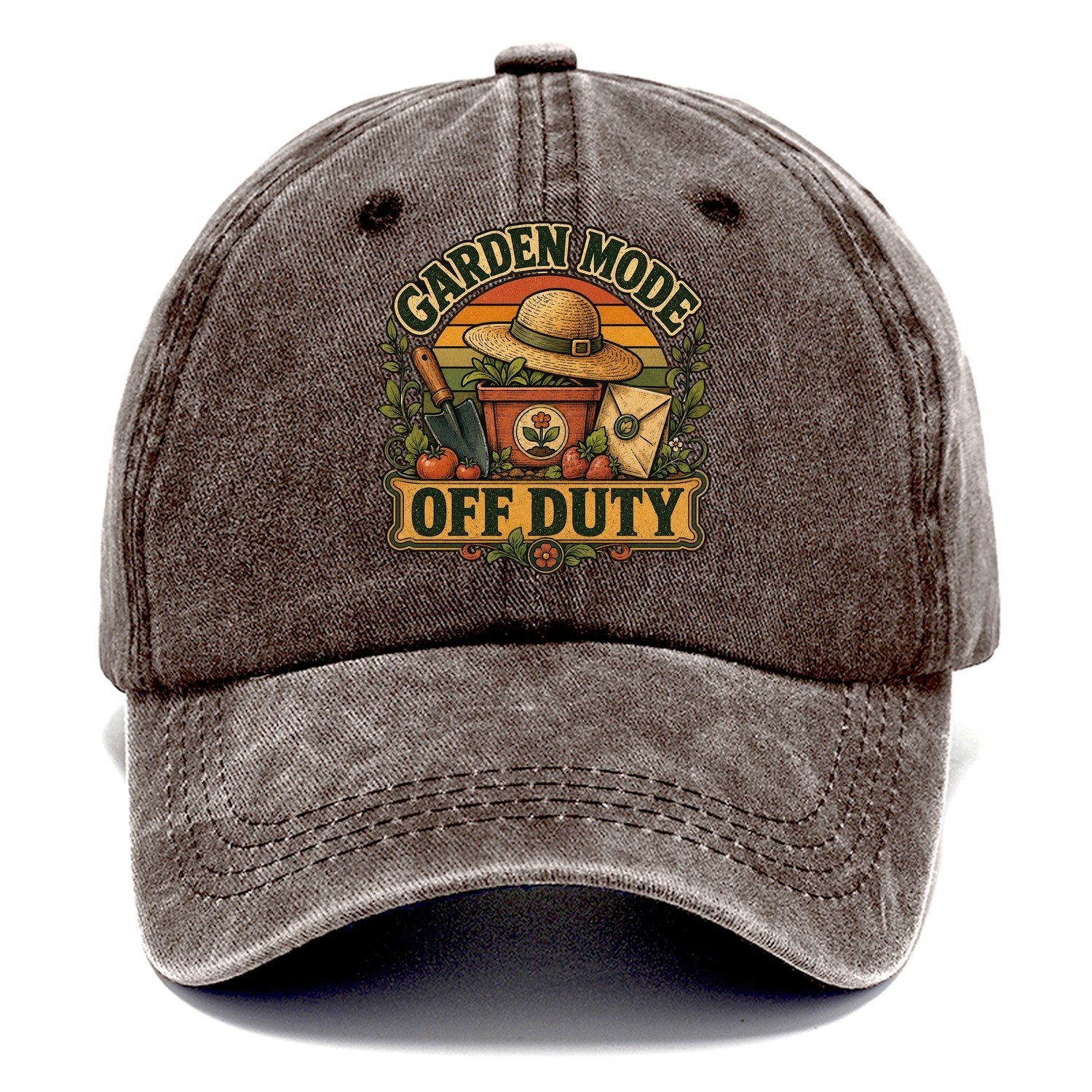 Garden Mode Off Duty Classic Cap – Brown