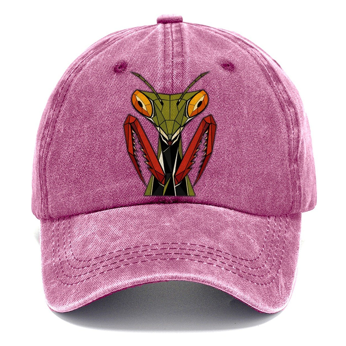 Praying Mantis Portrait Classic Cap – Dusty Rose