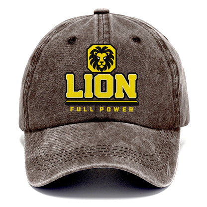 Lion Full Power Heavy Duty Classic Cap – Brown