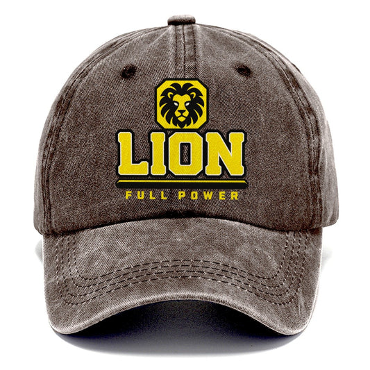Lion Full Power Heavy Duty Classic Cap – Brown