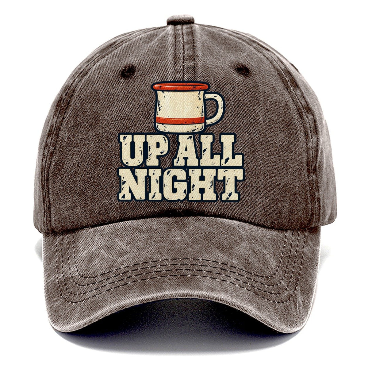 Up All Night Astronomy And Stargazing Classic Cap – Brown