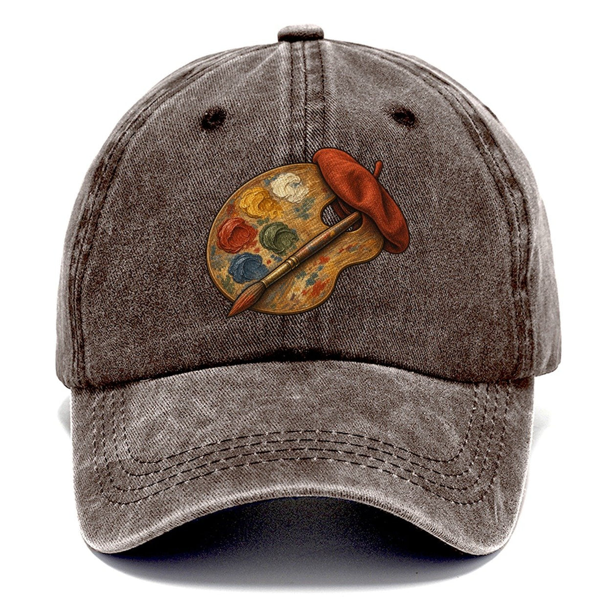 Palette And Beret Fan Favorites Classic Cap – Brown