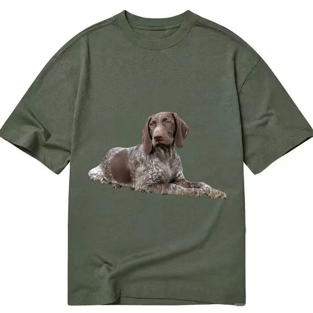 German Shorthaired Pointer 2 Classic T-shirt – Army Green