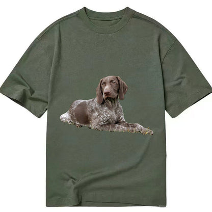 German Shorthaired Pointer 2 Classic T-shirt – Army Green