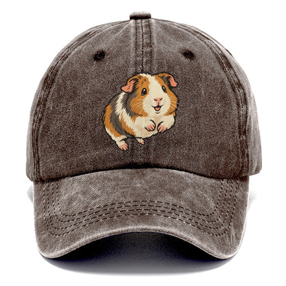 Guinea Pig Happy Hop Small Pet Logos Classic Cap – Brown