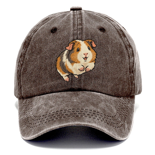 Guinea Pig Happy Hop Small Pet Logos Classic Cap – Brown