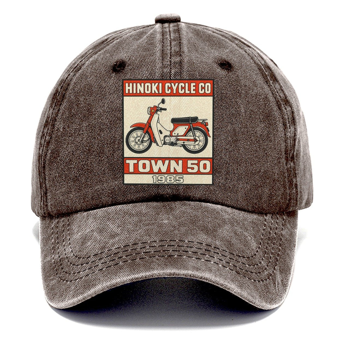 Hibari Town 50 Showa Speed Plates Classic Cap – Brown