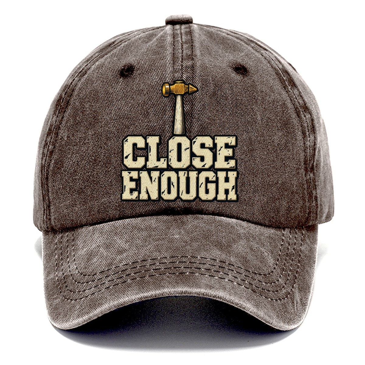 Close Enough Blacksmithing Classic Cap – Brown
