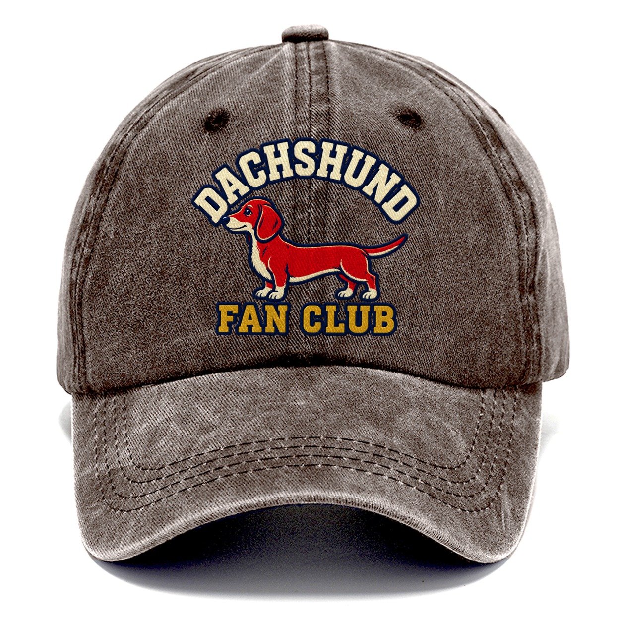 Dachshund Fan Club Classic Cap – Brown