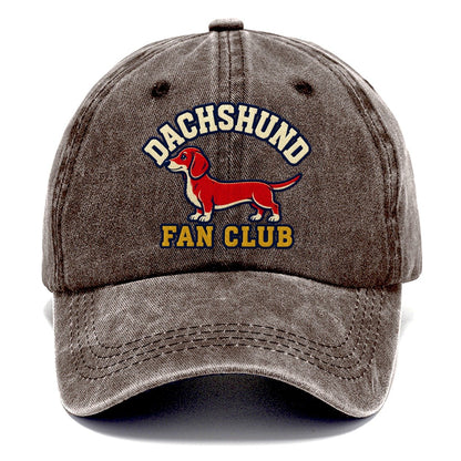 Dachshund Fan Club Classic Cap – Brown