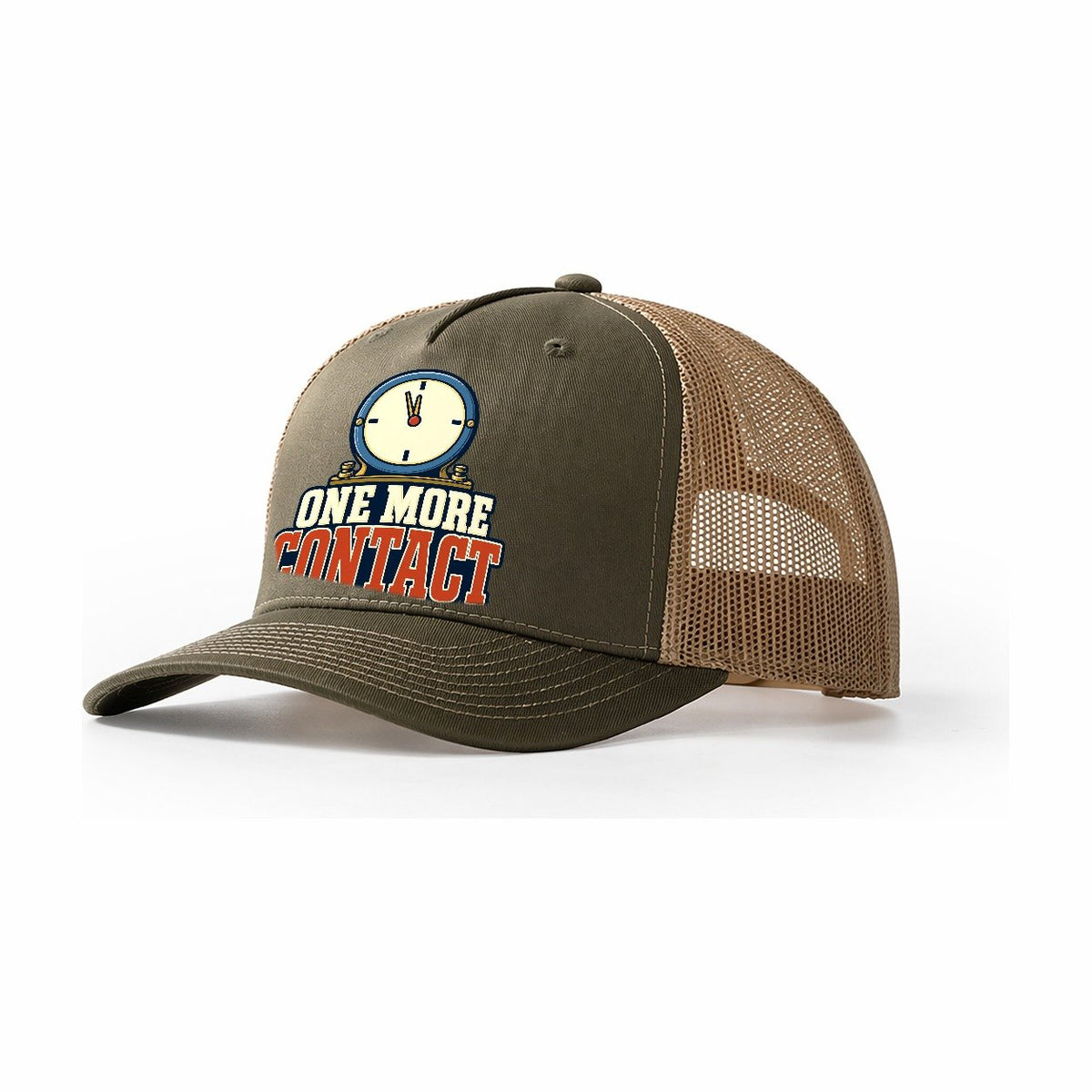 One More Contact Amateur Radio Trucker Hat – Olive Khaki