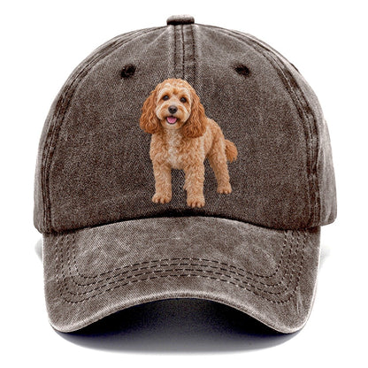 Cockapoo Standing Top Breeds Classic Cap – Brown