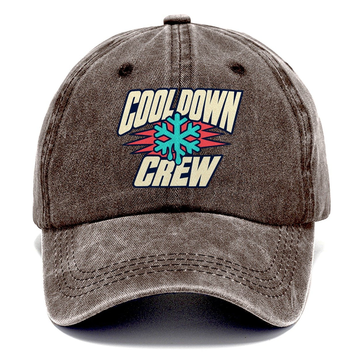 Cool Down Crew 90S Running Clubs Classic Cap – Brown