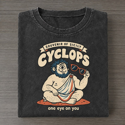 Cyclops Olympus Gift Shop Vintage T-shirt – Black