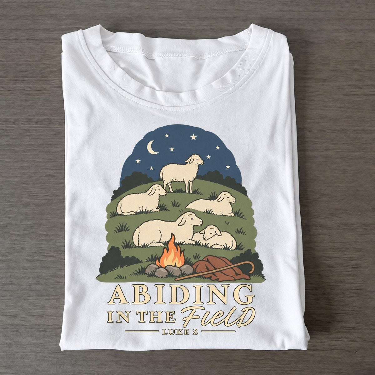 Abiding In The Field The Counting Gate Classic T-shirt – White