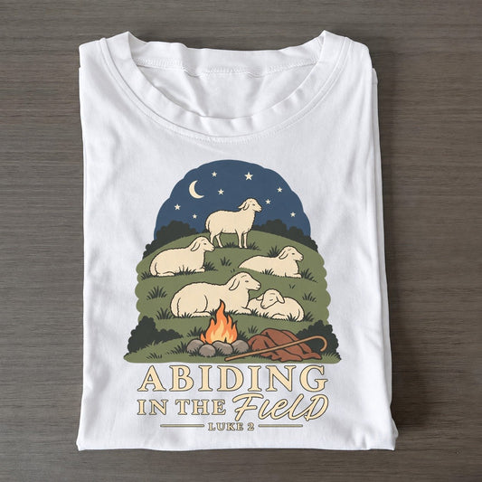 Abiding In The Field The Counting Gate Classic T-shirt – White