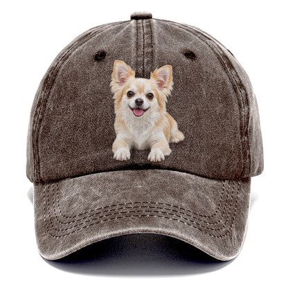 Chihuahua Lying Down Top Breeds Classic Cap – Brown