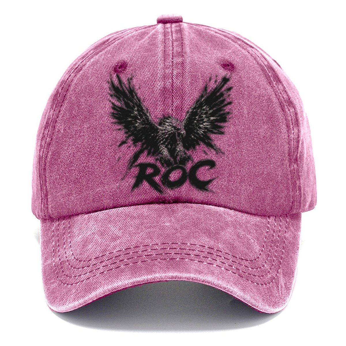 Dark Gestural Marks Classic Cap – Dusty Rose