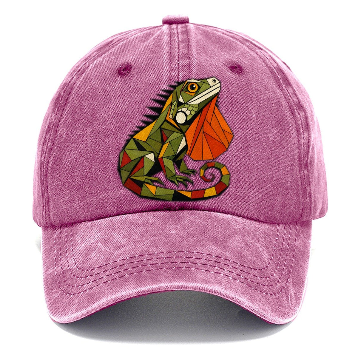 Iguana Sunbathing Profile Classic Cap – Dusty Rose