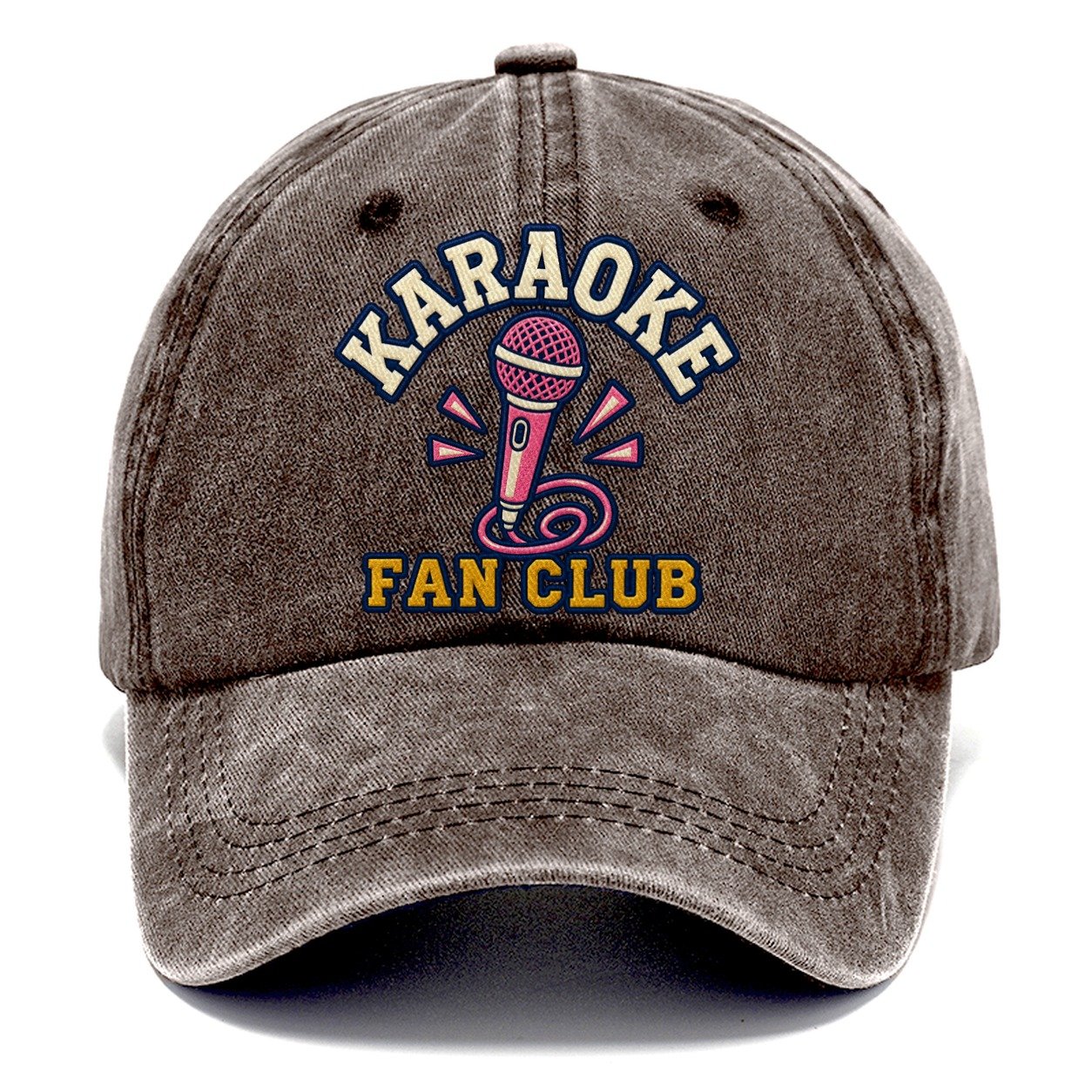Karaoke Fan Club Classic Cap – Brown