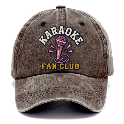 Karaoke Fan Club Classic Cap – Brown