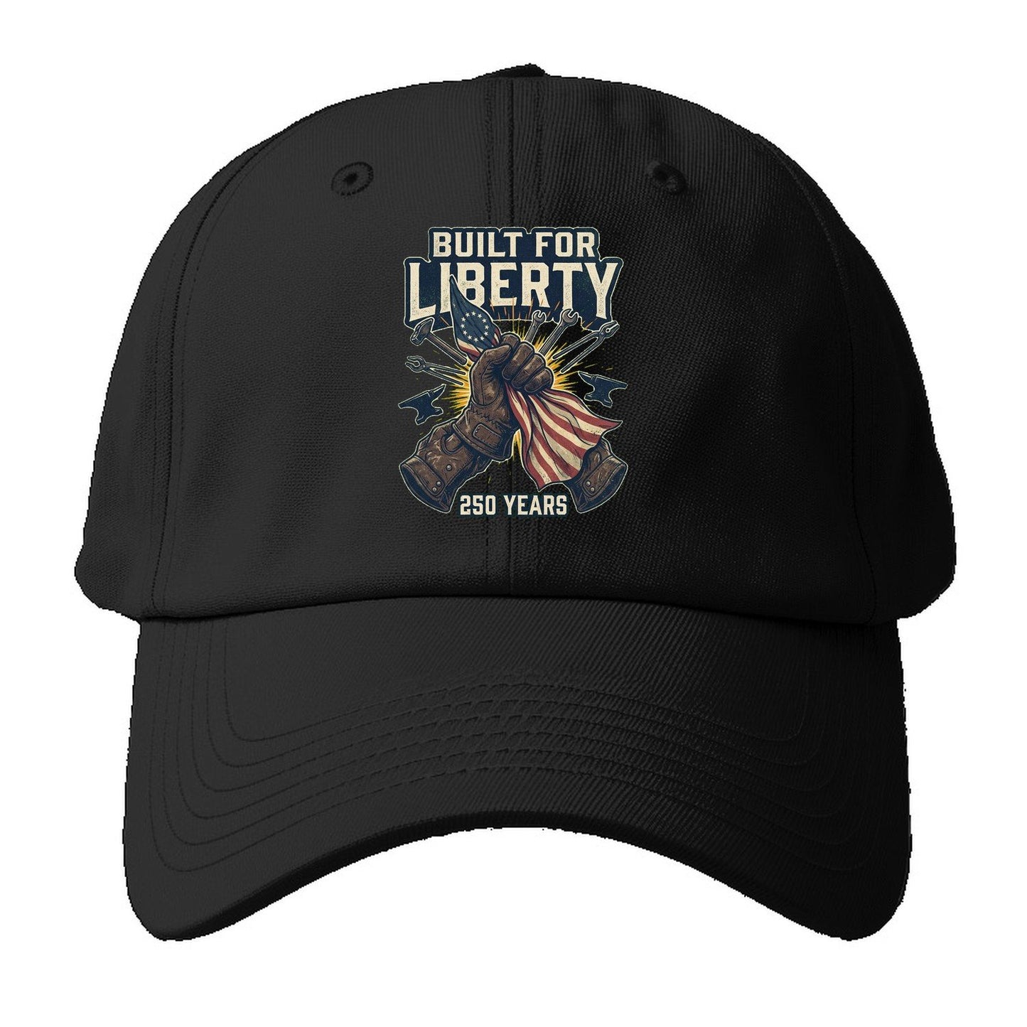 Built For Liberty V2 Baseball Cap – Black