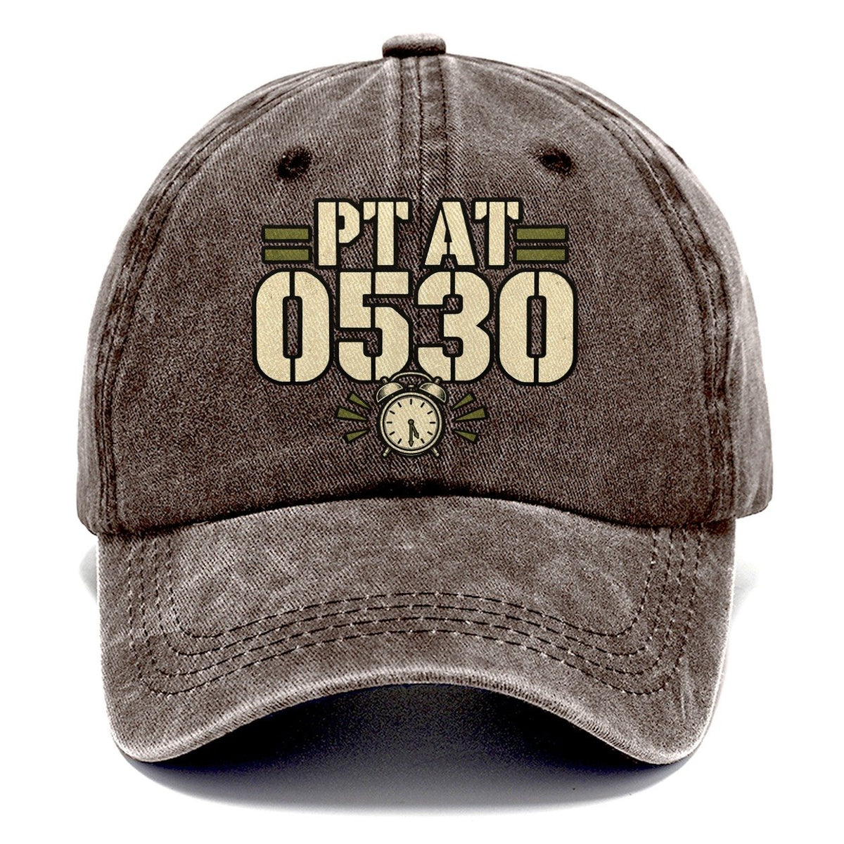 Pt At 0530 Barracks Wit Classic Cap – Brown