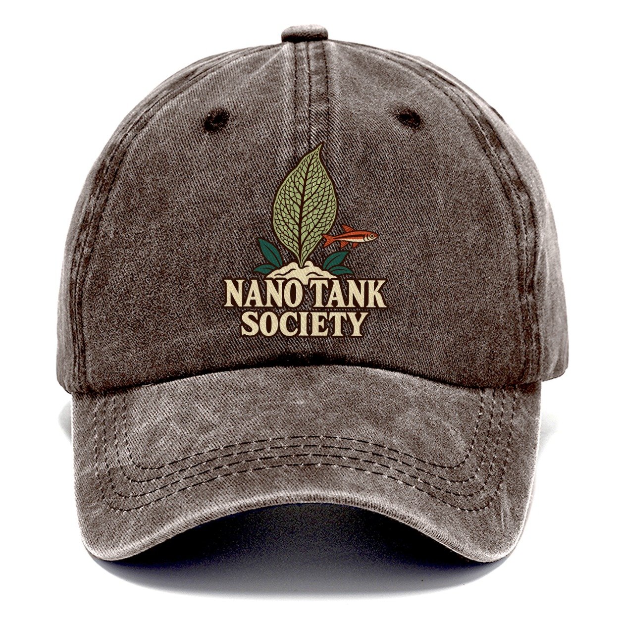 Nano Tank Society Aquarium Keeping Classic Cap – Brown