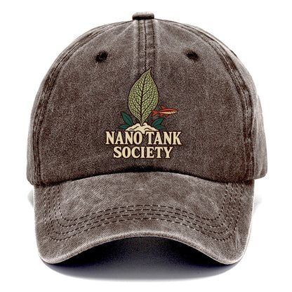 Nano Tank Society Aquarium Keeping Classic Cap – Brown