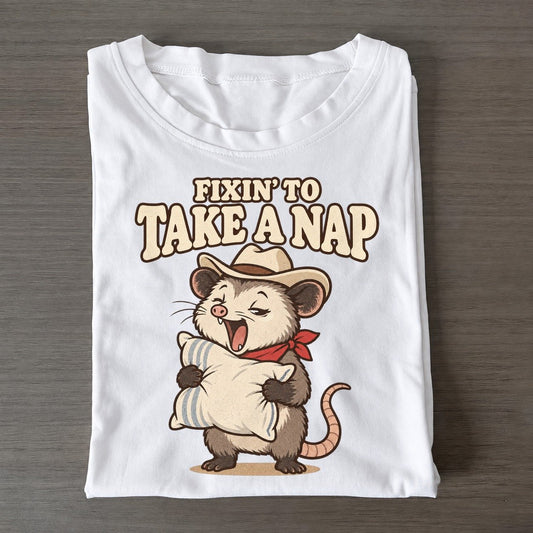 Fixin To Nap Well I Declare Classic T-shirt – White