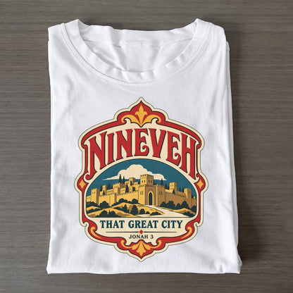 Nineveh The Baggage Room Classic T-shirt – White