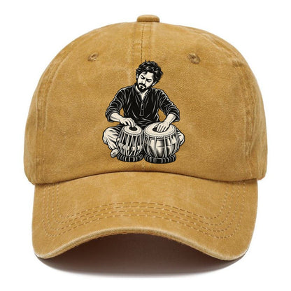 Tabla Player Bass Drum Bend Global Music Ink Figures Classic Cap – Golden Harvest