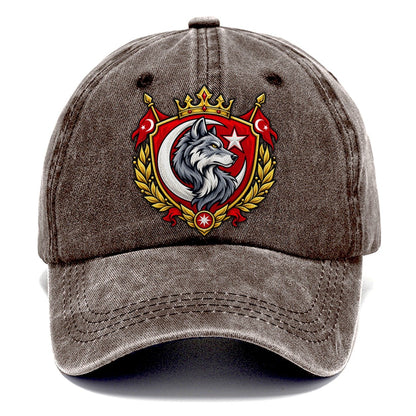 Turkey Heraldic Crest Country Logos Classic Cap – Brown