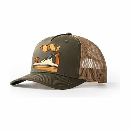 Bench Plane Profile Woodworking Trucker Hat – Olive Khaki