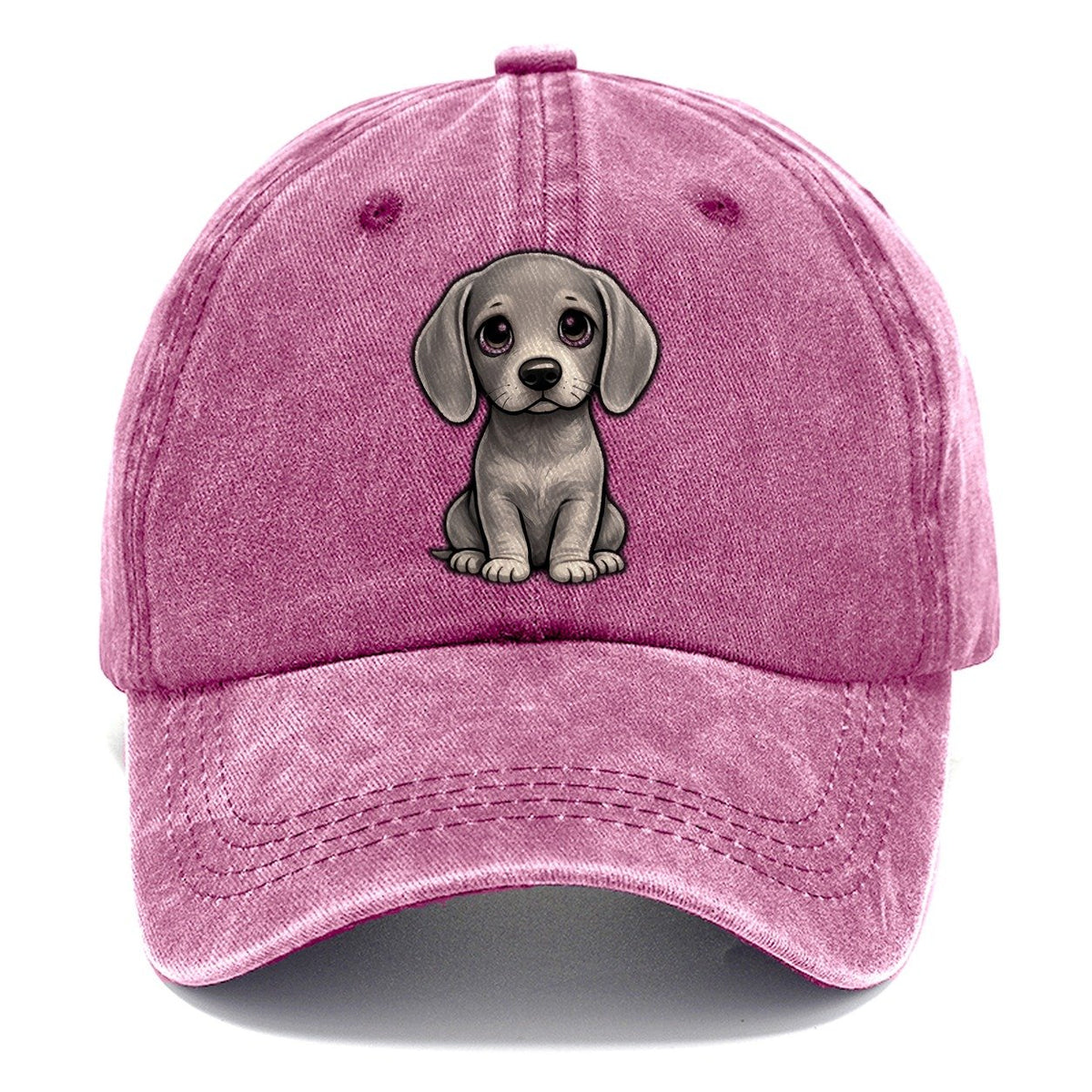 Weimaraner Sitting Sweetheart Classic Cap – Dusty Rose