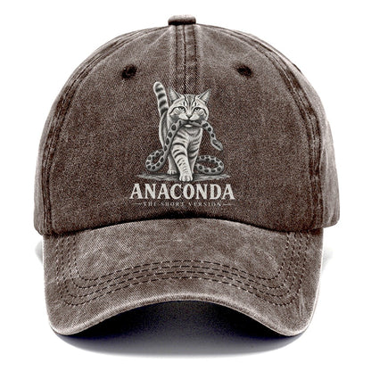Anaconda Short Version Cats Classic Cap – Brown