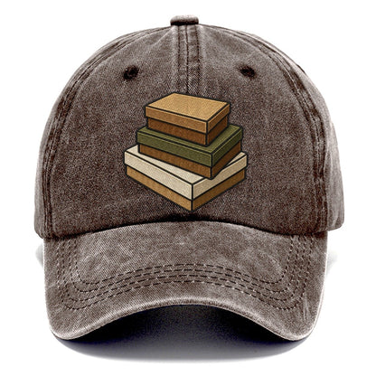 Stack Of Three Blank Lid Game Boxes Board Games Classic Cap – Brown