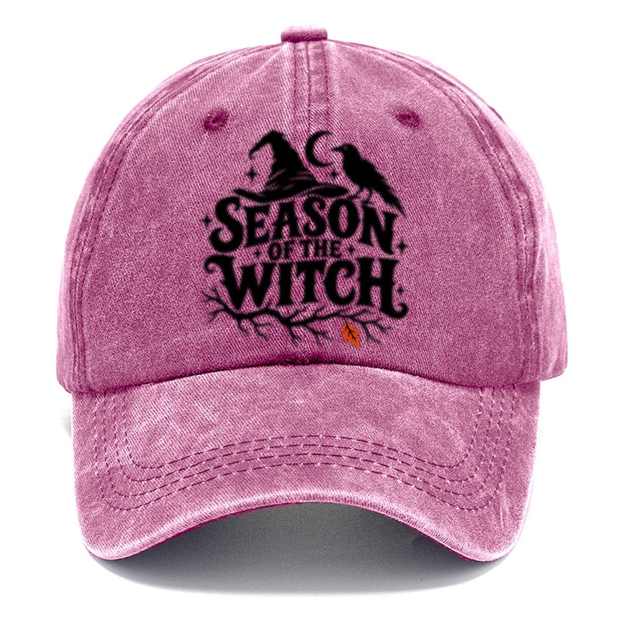 Season Of The Witch Slogan Witch Magic Classic Cap – Dusty Rose