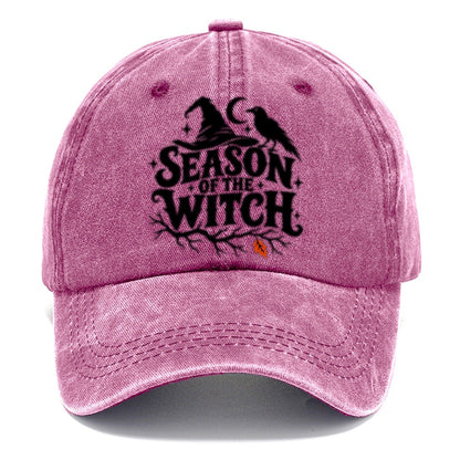 Season Of The Witch Slogan Witch Magic Classic Cap – Dusty Rose