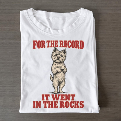 Cairn Terrier Dog Declarations Classic T-shirt – White
