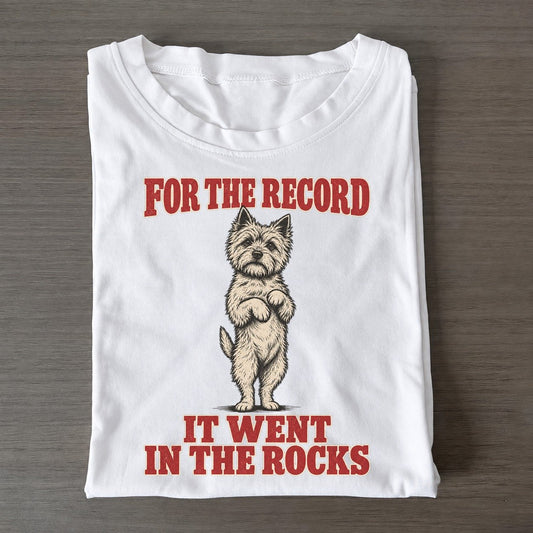 Cairn Terrier Dog Declarations Classic T-shirt – White