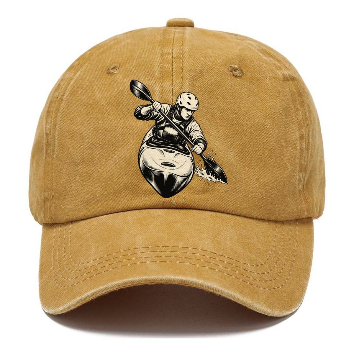 Kayak Whitewater Brace Global Sports Ink Figures Classic Cap – Golden Harvest