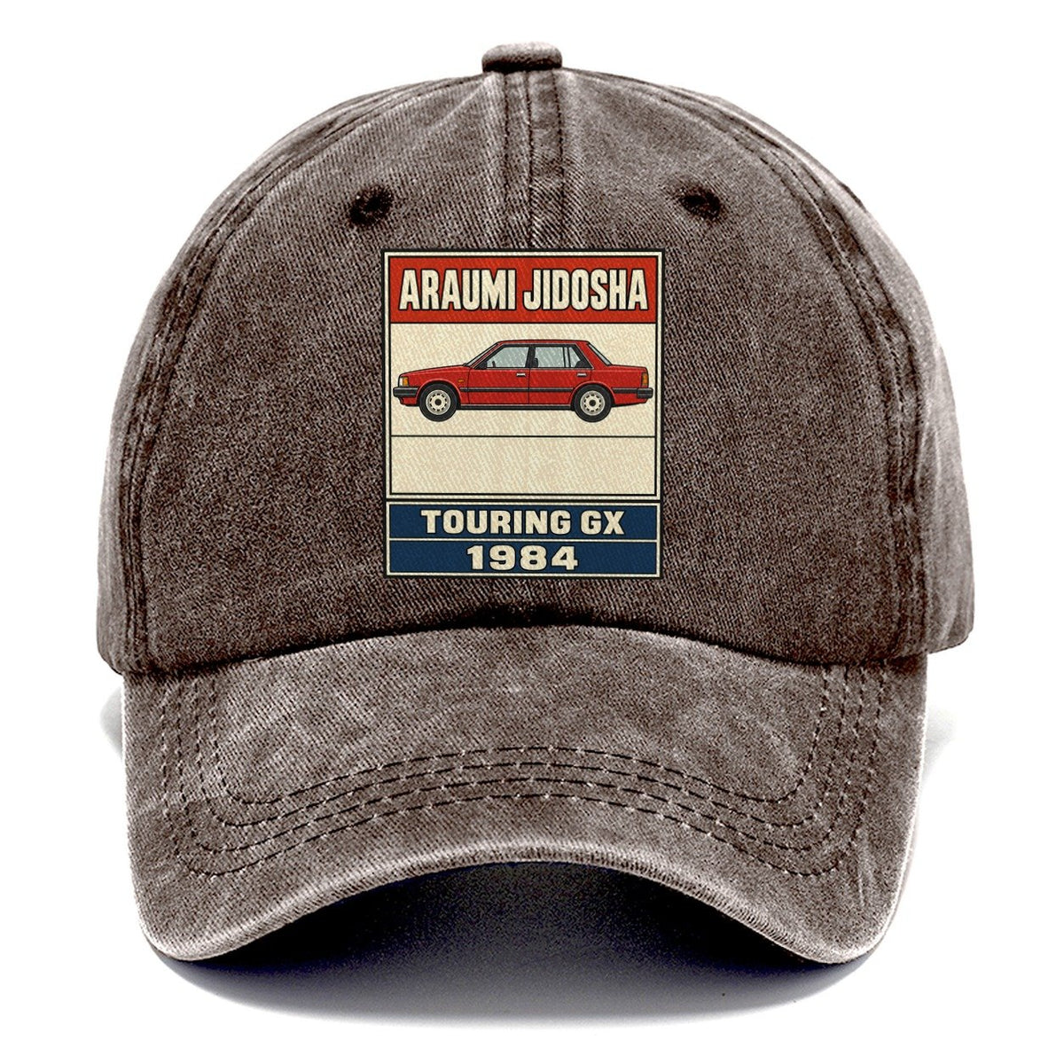 Araumi Touring Showa Speed Plates Classic Cap – Brown